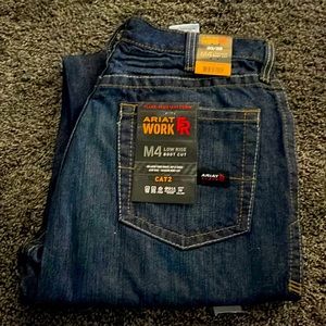 Ariat M4 work FR jeans mens flame resistant 33/38 low rise boot cut